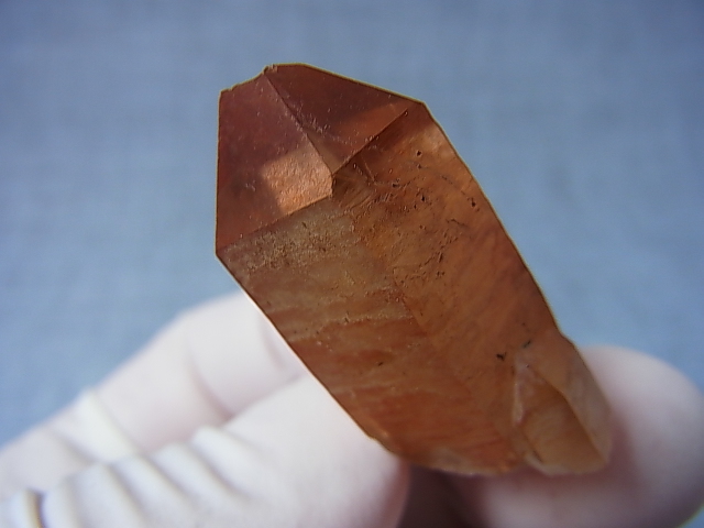 画像: スウェーデン産ヘマタイト（タンジェリン）水晶ポイント 14.5g