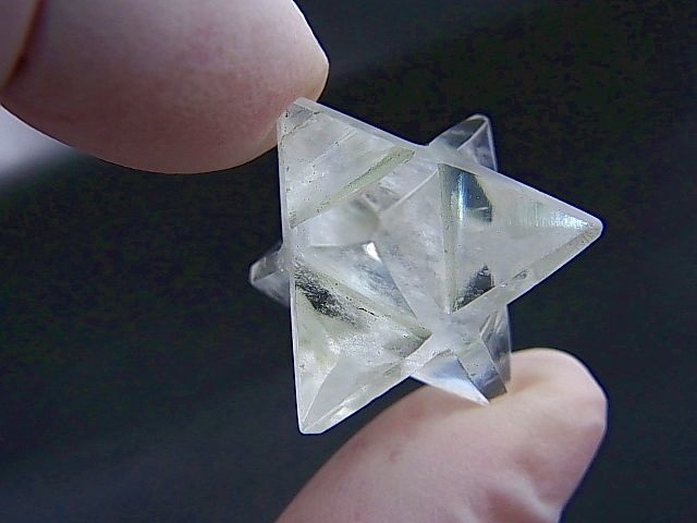 画像: インド・マニハール産マカバスター水晶（六芒星/五芒星十二面体） 8.6g