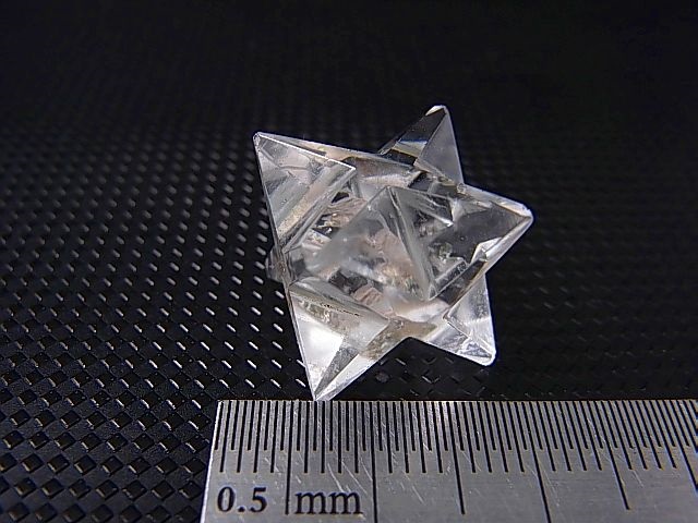 画像: インド・マニハール産マカバスター水晶（六芒星/五芒星十二面体） 3.7g
