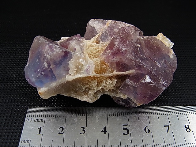 画像: フランス・ピュイドドーム産フローライト原石（バイカラー） 144.2g