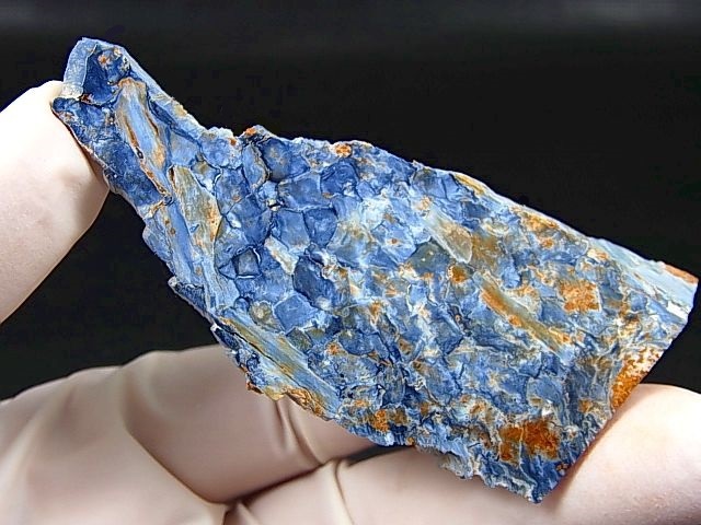 画像1: ナミビア産ブルーピーターサイト研磨原石スライス（片面研磨） 23.1g