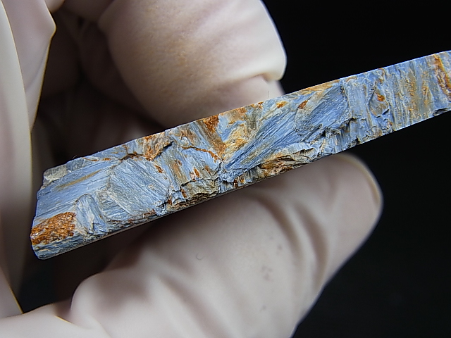 画像: ナミビア産ブルーピーターサイト研磨原石スライス（片面研磨） 23.1g