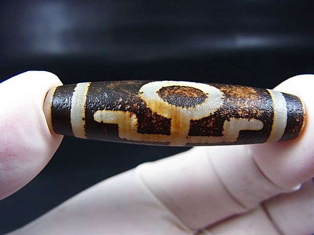 画像1: 「貴人（大人）」現代天珠 直径約11.5×45mm