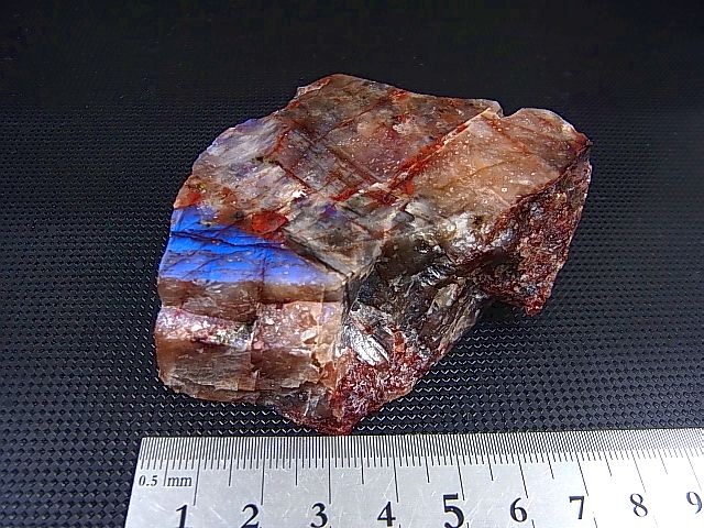 画像: ヘルシンキスペクトロライト（ブルームーンストーン）研磨原石（2面研磨） 204.1g