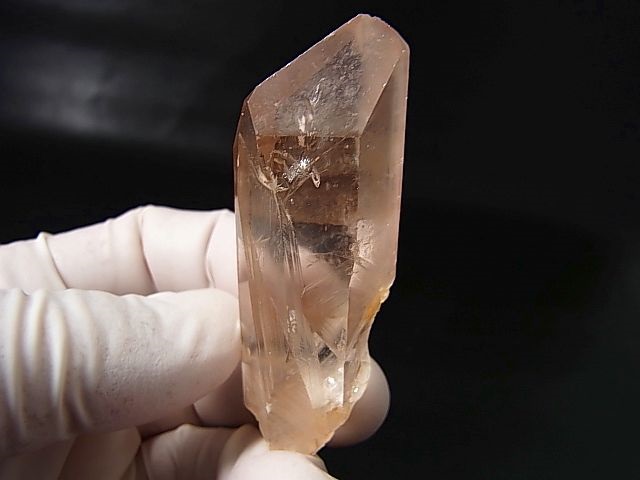 画像1: タンザニア産クリアピンク/モンドクオーツ・ポイント 38.4g