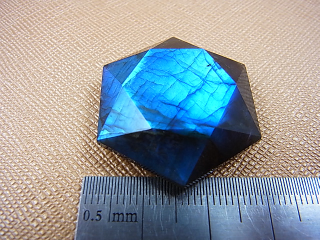 画像: マダガスカル産ラブラドライト六芒星（ブルーシラー） 11.8g