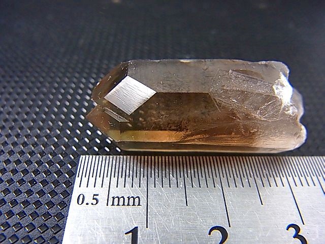 画像: 南アフリカ・オレンジリバー産シトリンカラースモーキー水晶（タントリックツイン/ウインドウ） 8.1g