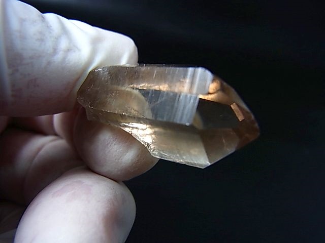 画像: 南アフリカ・オレンジリバー産シトリンカラースモーキー水晶（ウインドウ/タイムリンクフューチャー＆パスト） 6.8g