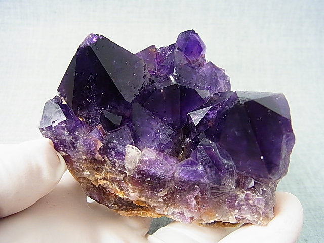 画像: コンゴ産カラーシフト/ディープカラーアメジストクラスター 384.2g