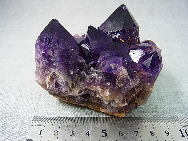 画像: コンゴ産カラーシフト/ディープカラーアメジストクラスター 384.2g