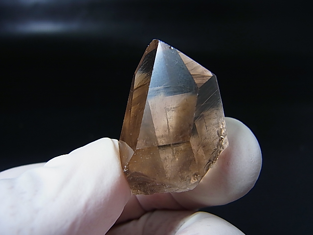 画像: 南アフリカ・オレンジリバー産シトリンカラースモーキー水晶（タイムリンクパスト） 12.7g