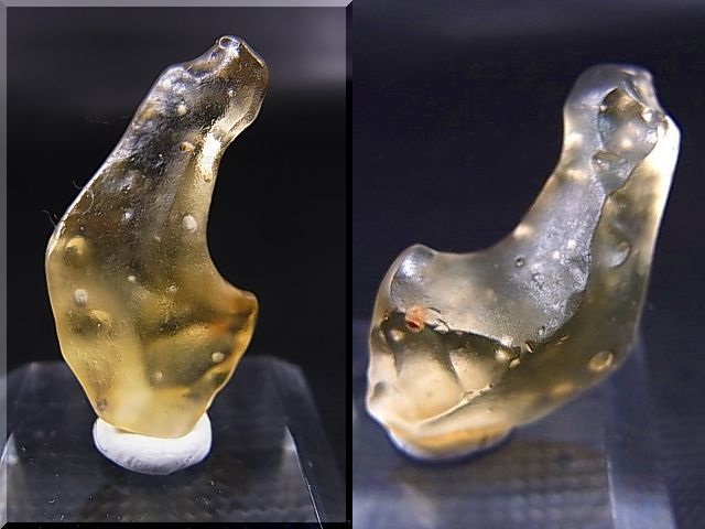 画像: ジュエリー品質：リビアングラス原石（クリストバライト入り） 2.3g