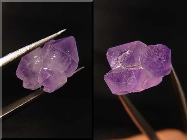 画像: ベトナム・ハザン産ラベンダーアメジスト 3点セット トータル 5.7g