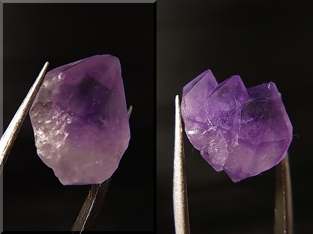 画像: ベトナム・ハザン産ラベンダーアメジスト 3点セット トータル 6.5g