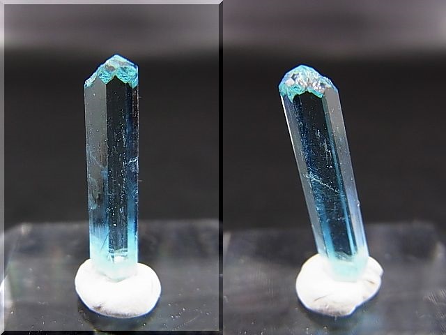 画像: ジェムグレード宝石需要品質：ベトナム産アクアマリン柱状結晶原石 1.9カラット