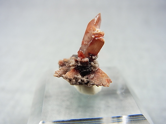 画像: メキシコ産レッドトパーズ原石（連晶） 1.5g