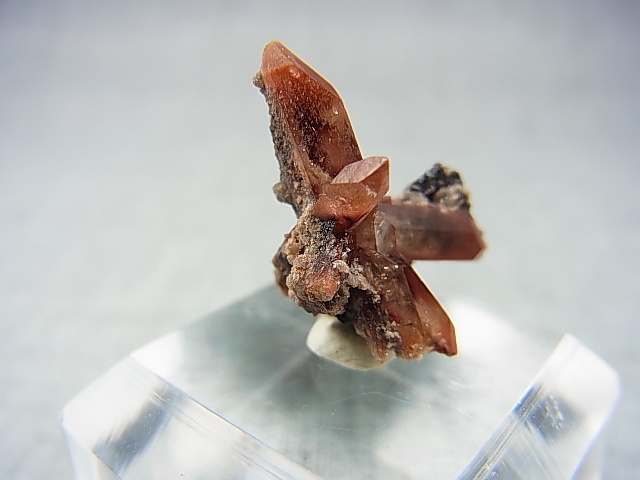 画像: メキシコ産レッドトパーズ原石（連晶） 1.5g