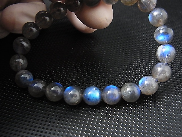 画像: マダガスカル産ラブラドライトSA粒売りビーズ 8.5mm平均