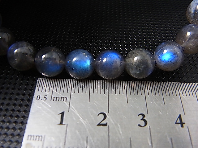 画像: マダガスカル産ラブラドライトSA粒売りビーズ 8.5mm平均