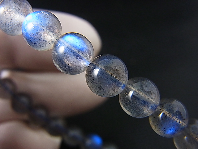 画像: マダガスカル産ラブラドライトSA粒売りビーズ 7mm平均