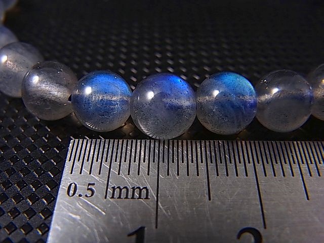 画像: マダガスカル産ラブラドライトSA粒売りビーズ 7mm平均