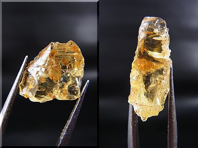 画像: フィンランド産ヘリオドール宝石質原石 3点セット トータル 13.9カラット