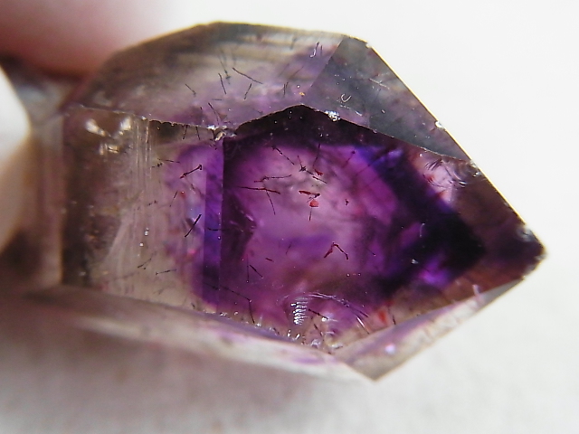 画像: ジンバブエ産シャンガーンアメジスト原石（エレスチャル/セプター/水入り） 17.0g