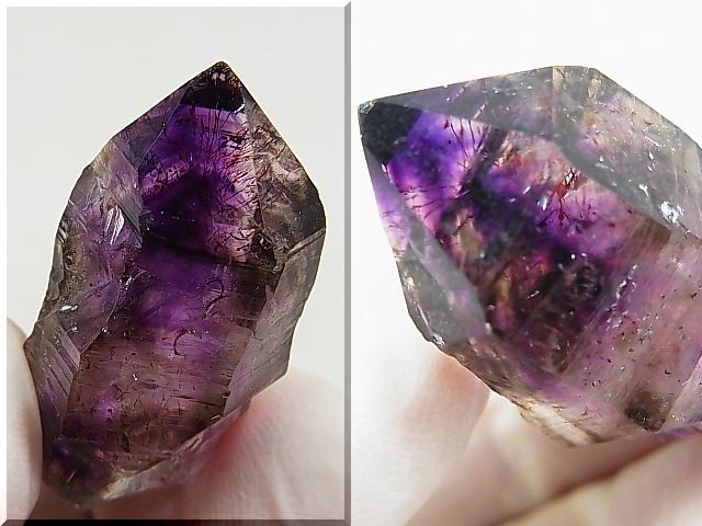 画像: ジンバブエ産シャンガーンアメジスト原石（エレスチャル/セプター/ＤＴ） 14.8g