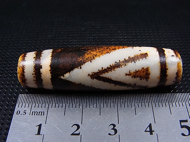 画像: 「一眼山形」現代天珠 直径約13.5×48mm