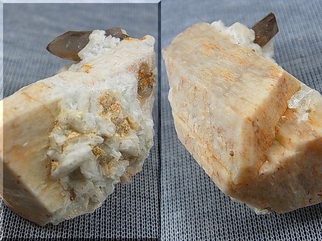 画像: ベトナム・タインホア産スモーキー水晶（アデュラリア/微斜長石） 49.3g