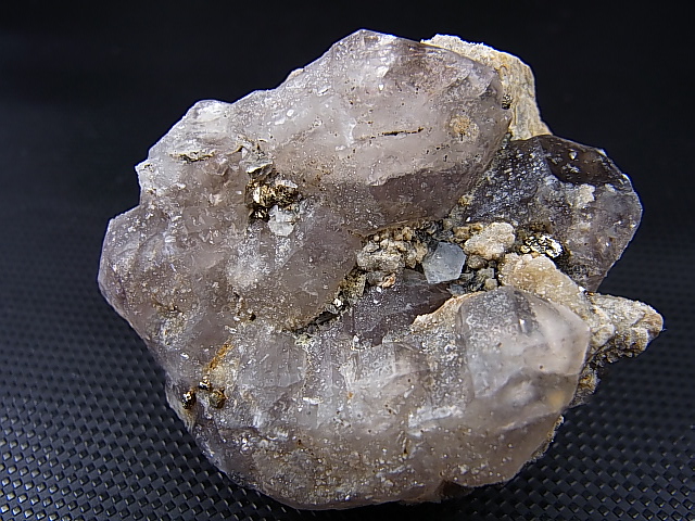 画像: ノルウェー産アメジスト原石（エレスチャル/パイライト付き） 117.8g