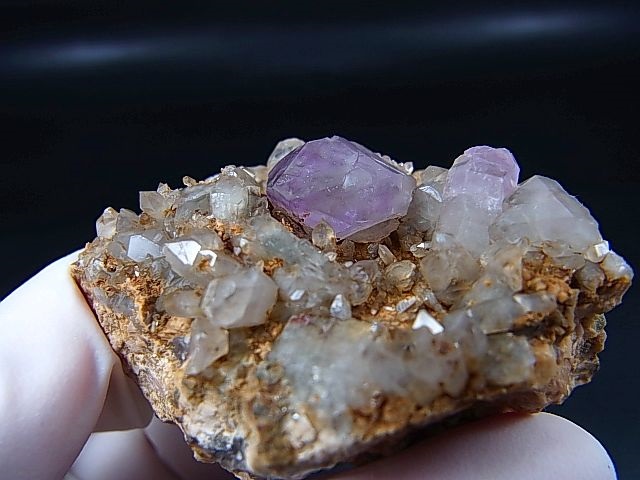 画像: ノルウェー産アメジスト原石（エレスチャル/群晶） 51.6g