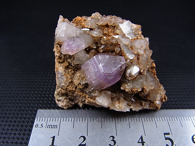 画像: ノルウェー産アメジスト原石（エレスチャル/群晶） 51.6g