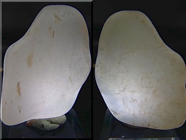 画像: 和田玉（ホータンぎょく）「無漂白/無着色・白玉」原石 24.1g