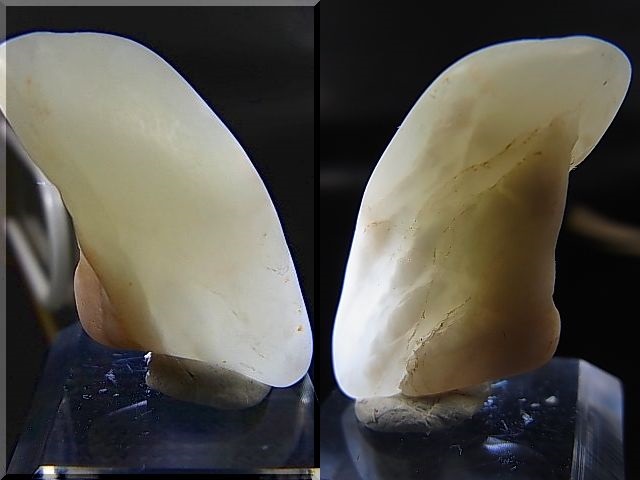 画像: 和田玉（ホータンぎょく）「無漂白/無着色・白玉」原石 8.3g