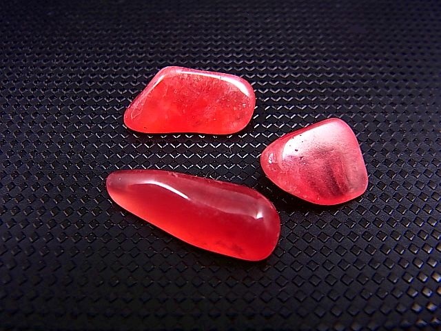 画像: アルゼンチン産クリアロードクロサイト（SA）研磨原石 3点セット トータル 4.5g