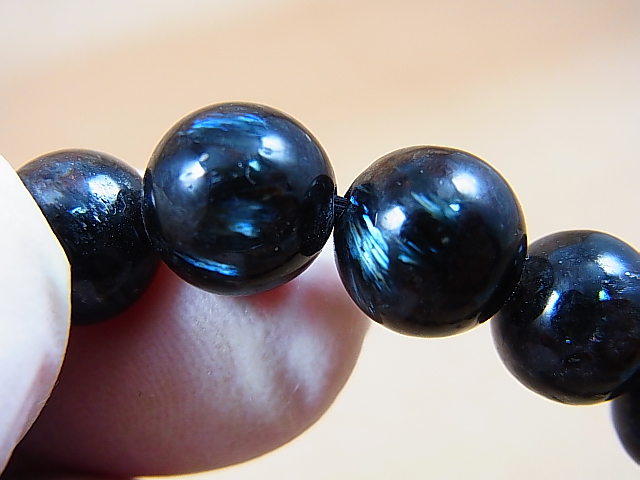 画像: アルベゾン閃石(アルベゾナイト)ブレスレット 10mm平均 内寸：約15.5cm