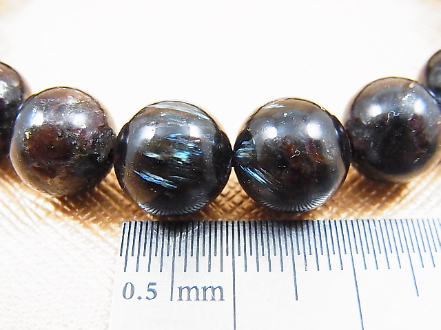 画像: アルベゾン閃石(アルベゾナイト)ブレスレット 10mm平均 内寸：約15.5cm