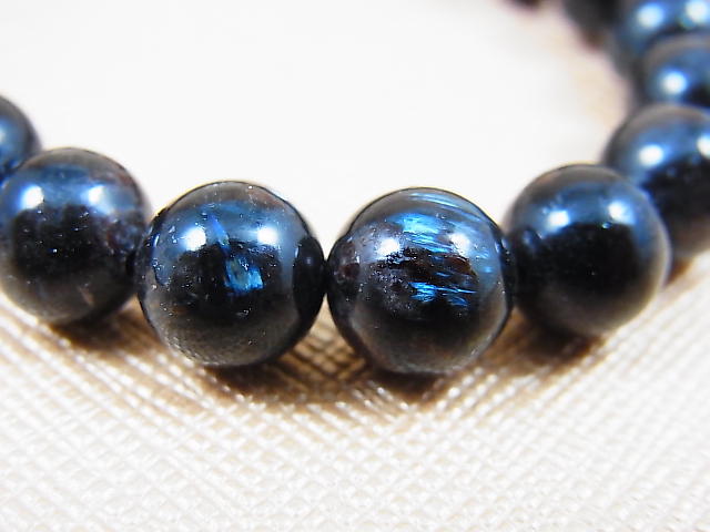 画像: アルベゾン閃石(アルベゾナイト)ブレスレット 8mm平均 内寸：約14cm