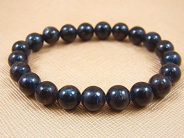 画像: アルベゾン閃石(アルベゾナイト)ブレスレット 8mm平均 内寸：約14cm