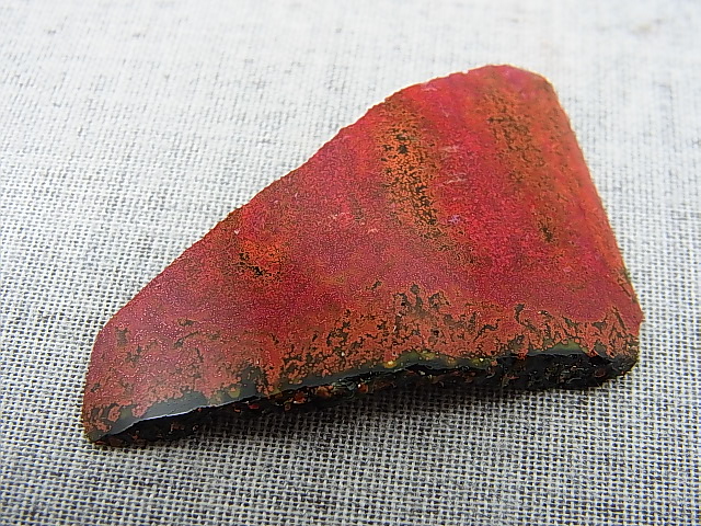 画像: 飯盛ラボストーン（IL-stone）「超レア：アベンチュレッセンス入りアースカラー（紅葉石）」ガラス原石 47.9カラット