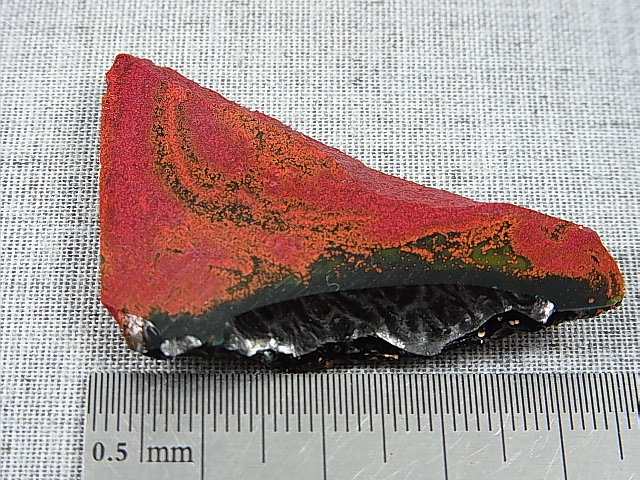 画像: 飯盛ラボストーン（IL-stone）「超レア：アベンチュレッセンス入りアースカラー（紅葉石）」ガラス原石 47.9カラット