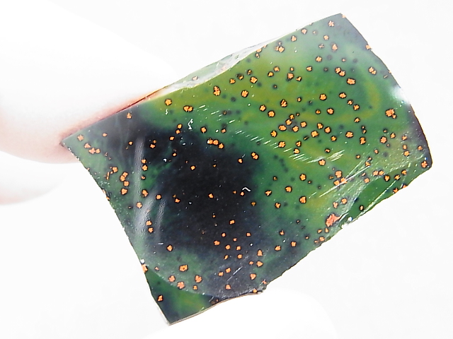 画像: 飯盛ラボストーン（IL-stone）「レアカラー：ブラッドストーン（紅葉石）」ガラス原石 72.6カラット