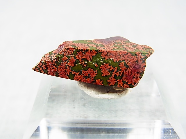 画像: 飯盛ラボストーン（IL-stone）「レアカラー：ブラッドストーン（紅葉石）」ガラス原石 13.6カラット