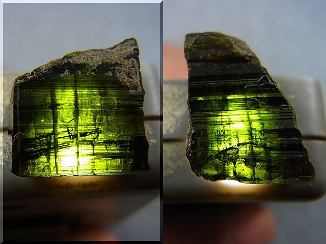 画像2: アフガニスタン産クロムトルマリン/ドラバイト原石 5点セット トータル 49.8カラット