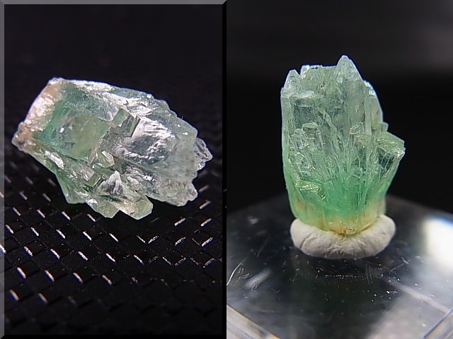 画像: インド・マハラシュトラ州産グリーンアポフィライト結晶原石 0.8g