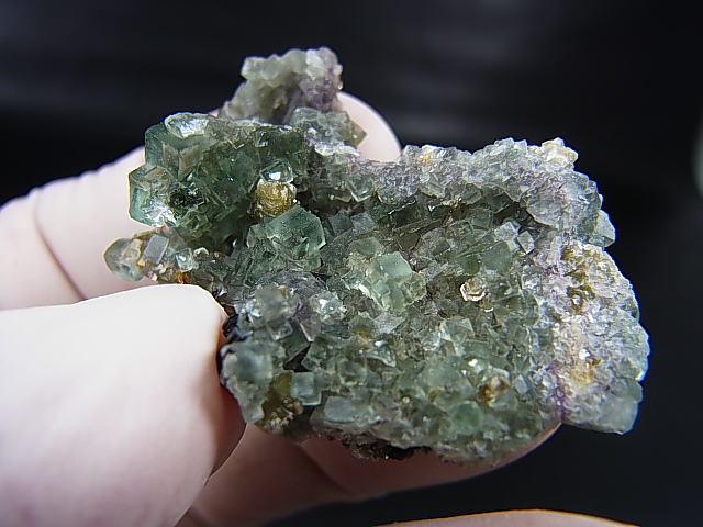 画像: ナミビア・エロンゴ産フローライト＆モスコバイト原石 12.4g