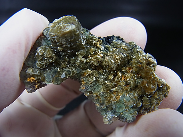 画像: ナミビア・エロンゴ産フローライト＆モスコバイト原石 12.4g