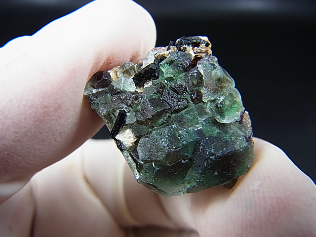 画像: ナミビア・エロンゴ産フローライト＆ショール原石 7.8g