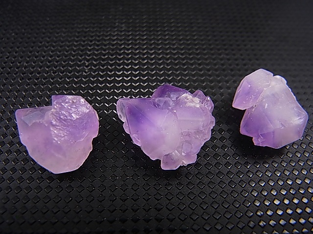 画像: ベトナム・ハザン産ラベンダーアメジスト 3点セット トータル 6.0g